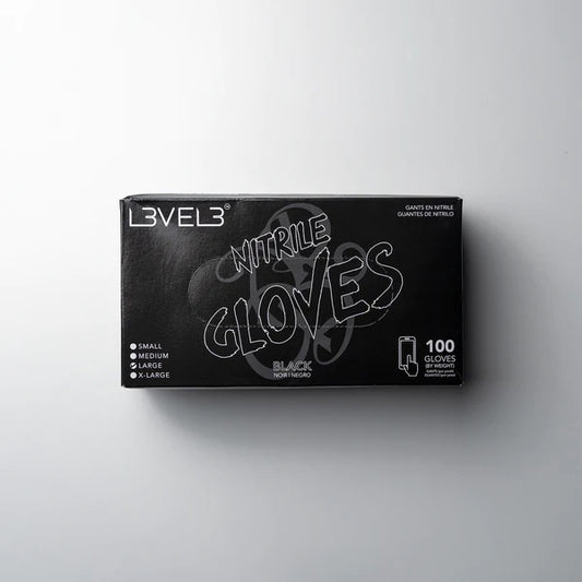 Level 3 - Nitrile Gloves (100ct) - (Lime, Orange, Pearl Lavender, Pink, Red, Silver, Black)