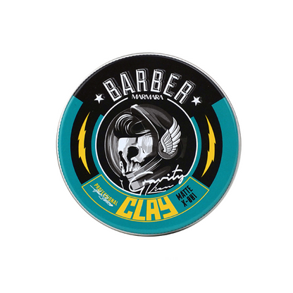 Marmara Barber Wax - 100 ml, Arcilla Mate - Fijación Fuerte