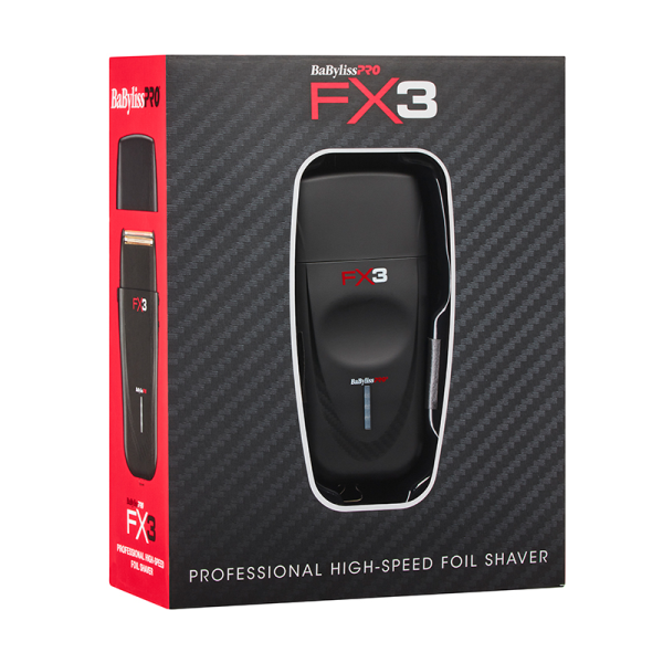 BabylissPRO - FX3 High Speed Double Foil Shaver (Black)