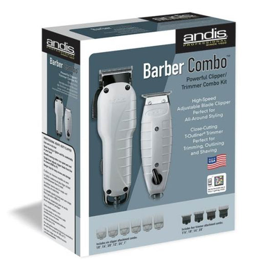 Andis - Barber Combo Clipper/Trimmer Kit