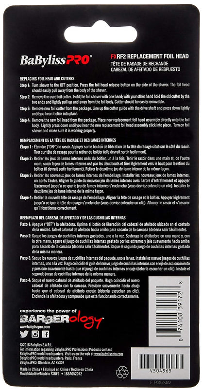 Babyliss Pro - Replacement Foil Shaver FXFS2 (Silver)