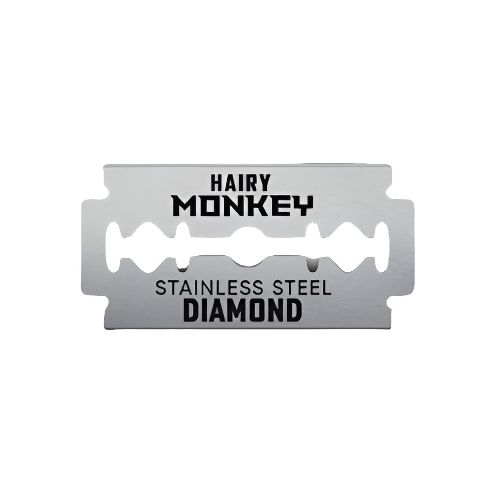 Hairy Monkey - Diamond Stainless Steel Blades (100 Blades) - FREE SHIPPING