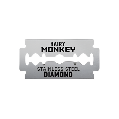 Hairy Monkey - Diamond Stainless Steel Blades (100 Blades) - FREE SHIPPING