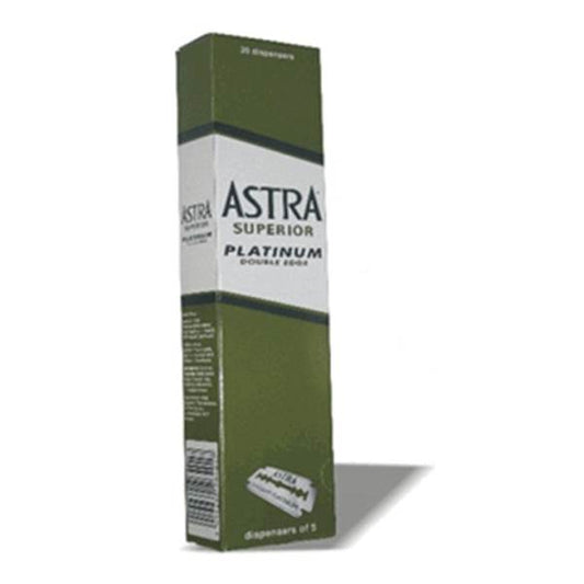 Astra - Hoja de afeitar - Paquete de 100 (verde)